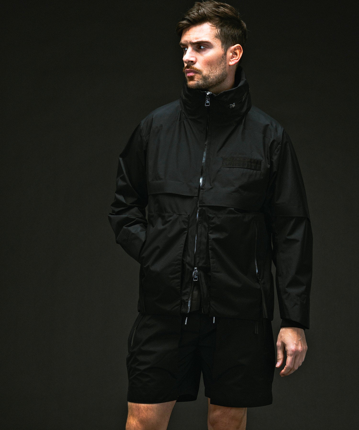 PLUS COLLABORATION TRACK JACKET プラス コラボレーション トラックジャケット WINDSTOPPER プロダクト by GORE-TEX LABS /ウィンドストッパー/ゴアテックス