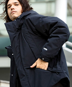 【MENS】DOUBLE POCKET DOWN JACKET ダブルポケット ダウンジャケット ウィンドストッパー / WINDSTOPPER(R) プロダクト by GORE TEX LABS +phenix(プラスフェニックス)