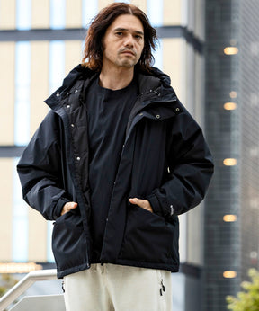 【MENS】FLAP POCKET DOWN JACKET フラップポケット ダウンジャケット ウィンドストッパー / WINDSTOPPER(R) プロダクト by GORE TEX LABS +phenix(プラスフェニックス)