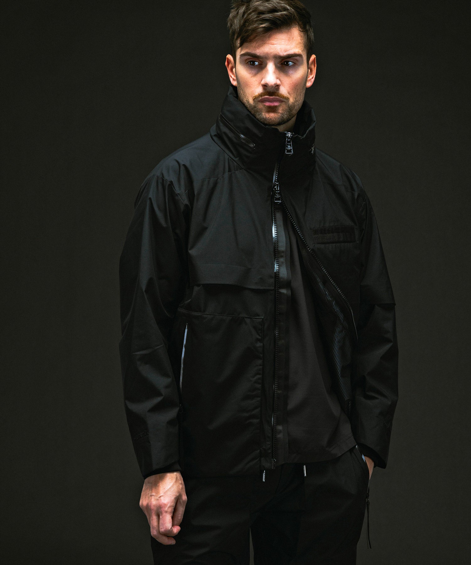 PLUS COLLABORATION TRACK JACKET プラス コラボレーション トラックジャケット WINDSTOPPER プロダクト by GORE-TEX LABS /ウィンドストッパー/ゴアテックス