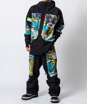 【11月中旬お届け予約商品】【MENS】KNEE PATCH SNOW PANTS  ニーパッチスノーパンツ /inhabitant(インハビタント)