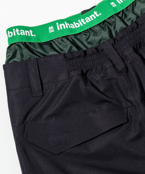 【11月中旬お届け予約商品】【MENS】KNEE PATCH SNOW PANTS  ニーパッチスノーパンツ /inhabitant(インハビタント)