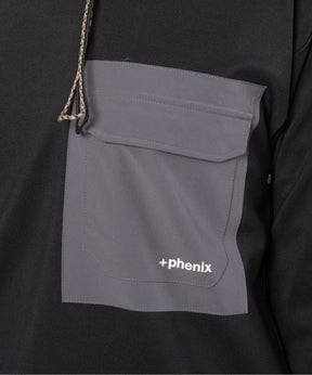 【WOMENS】ストレッチTシャツ Stretch Pocket Tee テックウェア アーバンアウトドア 高機能ウェア +phenix(プラスフェニックス)