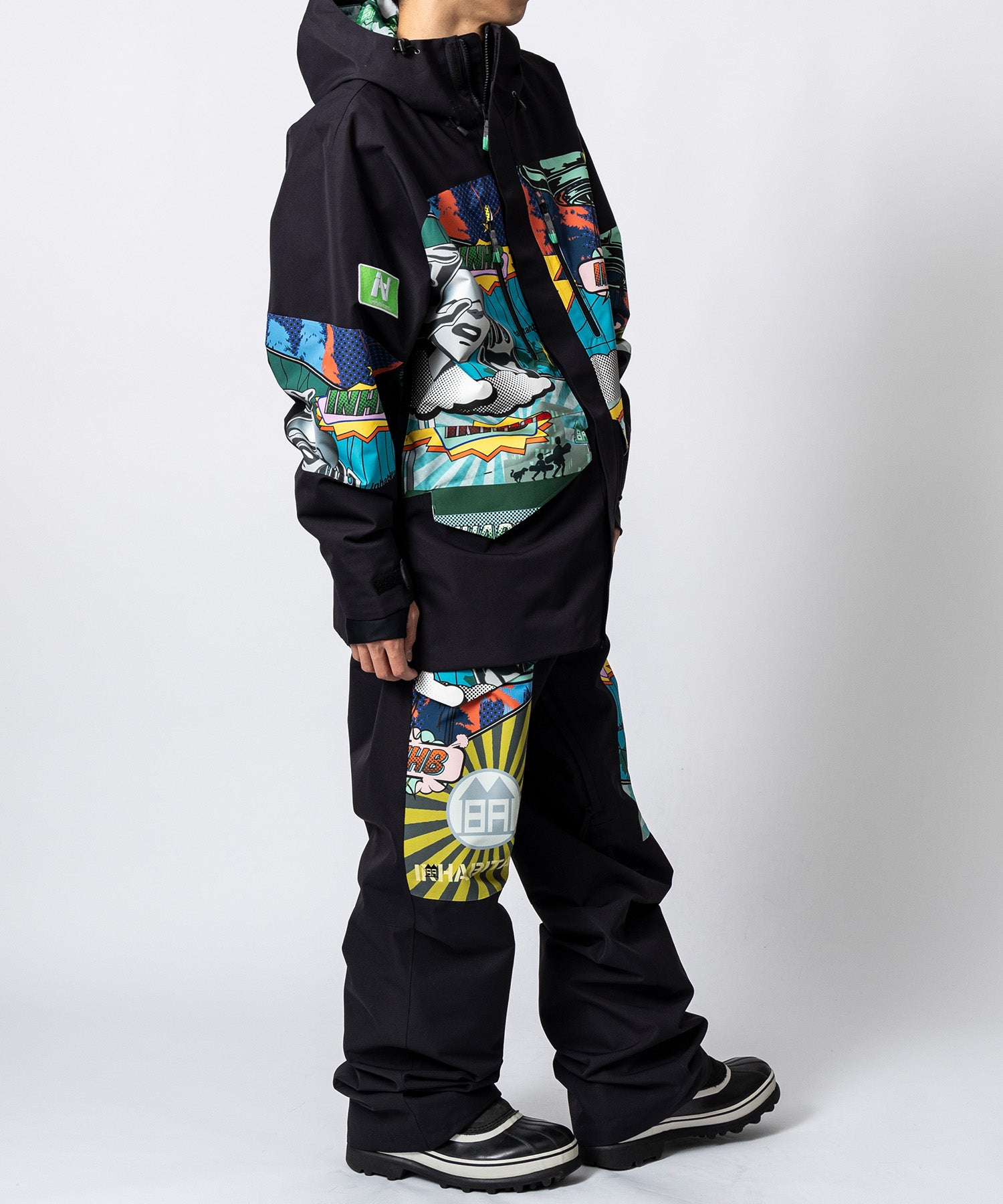【11月中旬お届け予約商品】【MENS】KNEE PATCH SNOW PANTS  ニーパッチスノーパンツ /inhabitant(インハビタント)