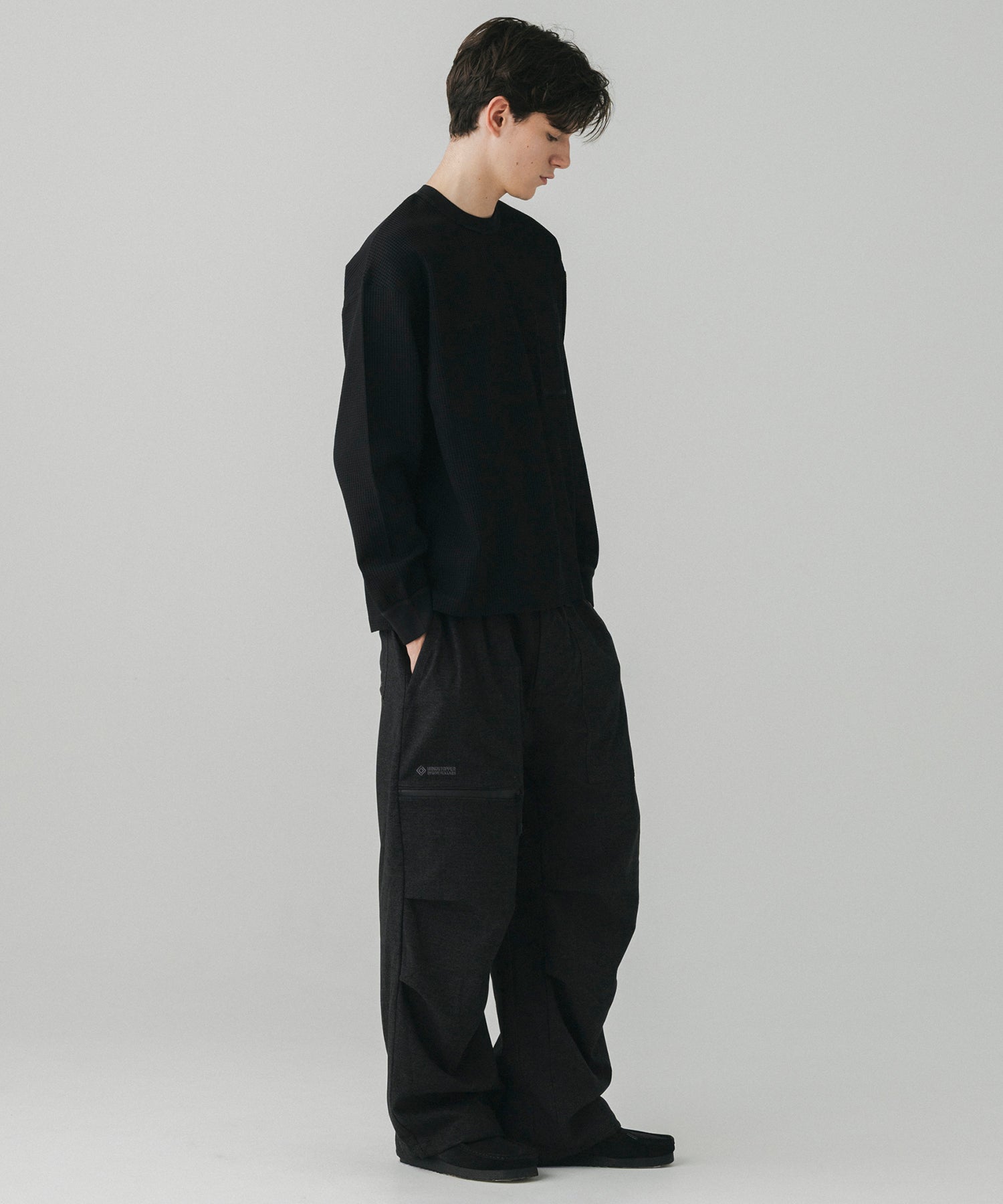 WAFFLE POCKET LONG SLEEVE TEE