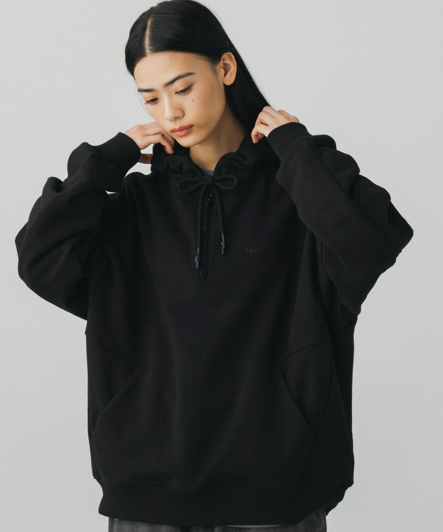 CVC HALF-ZIP SWEAT HOODIE / CVC ハーフジップ スウェットフーディー