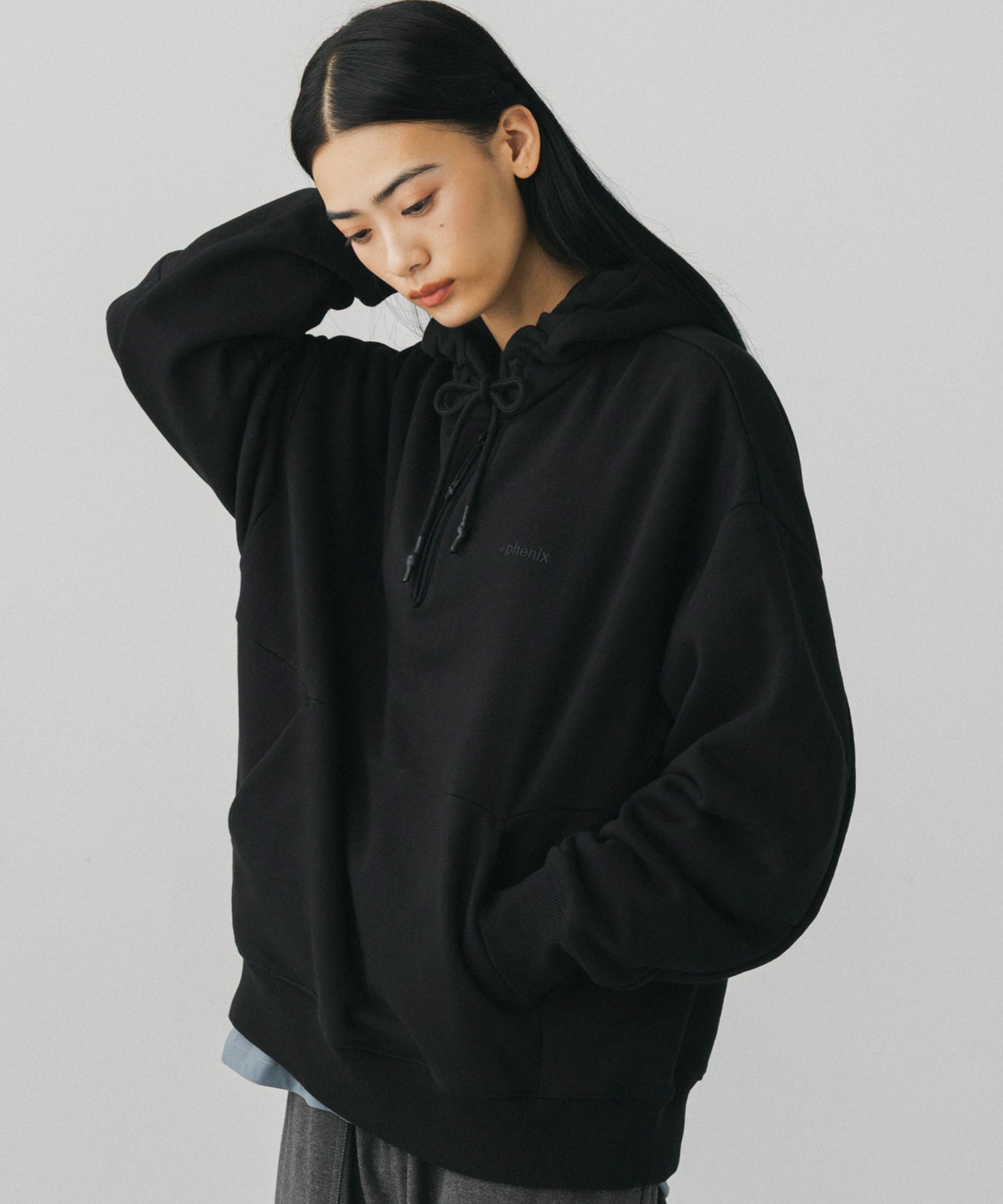 CVC HALF-ZIP SWEAT HOODIE / CVC ハーフジップ スウェットフーディー