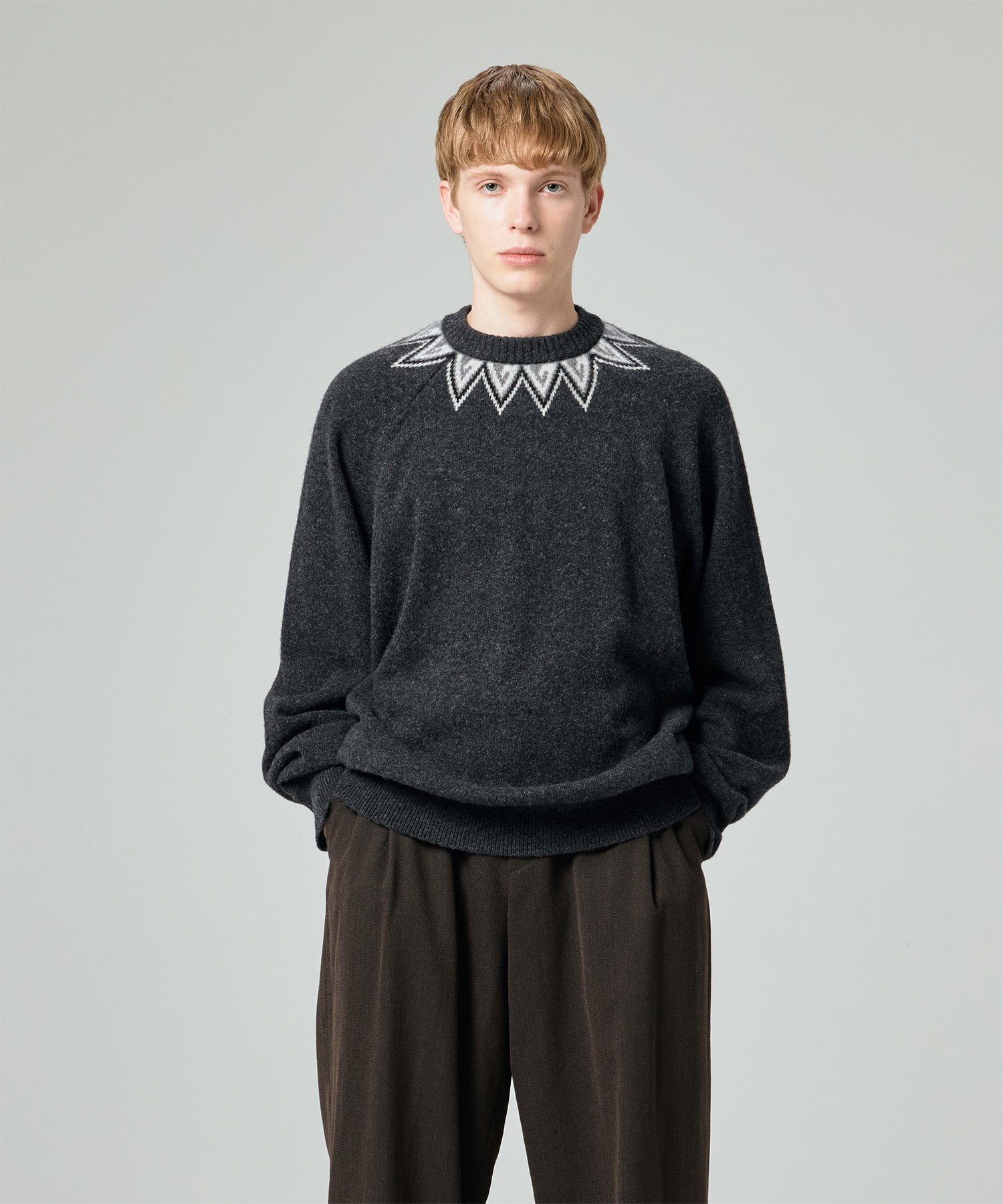 MERINO WOOL P-PATTERN NORDIC P/O