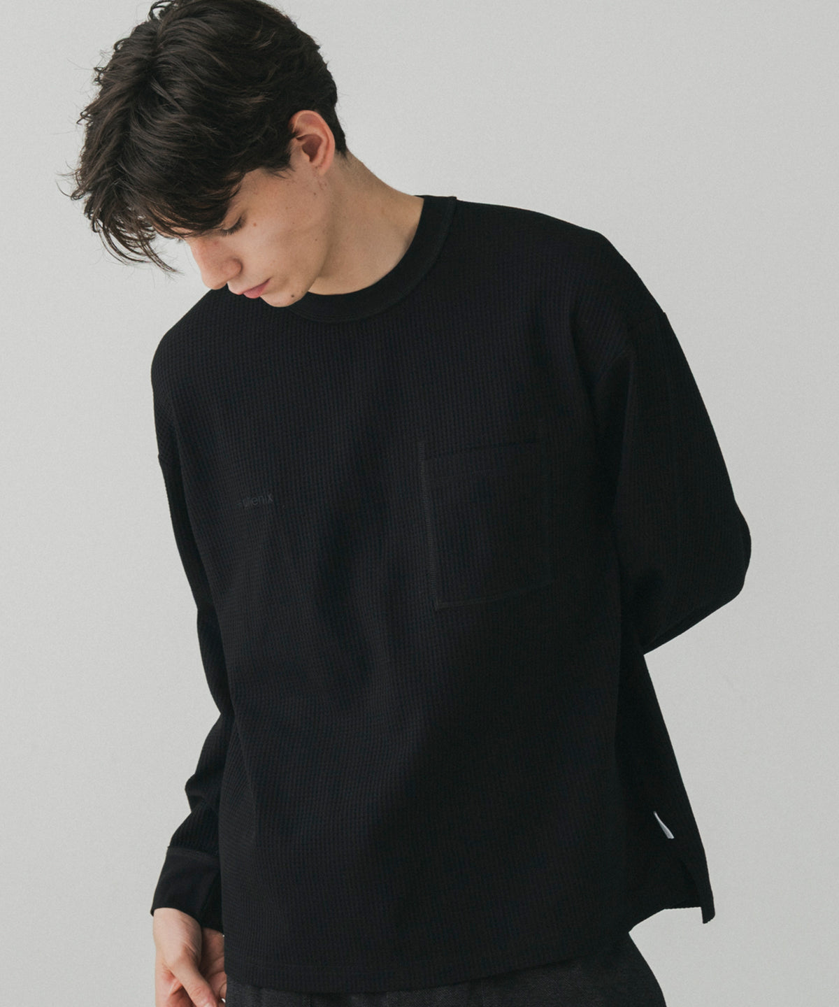 WAFFLE POCKET LONG SLEEVE TEE / ワッフルポケット ロングスリーブTシャツ