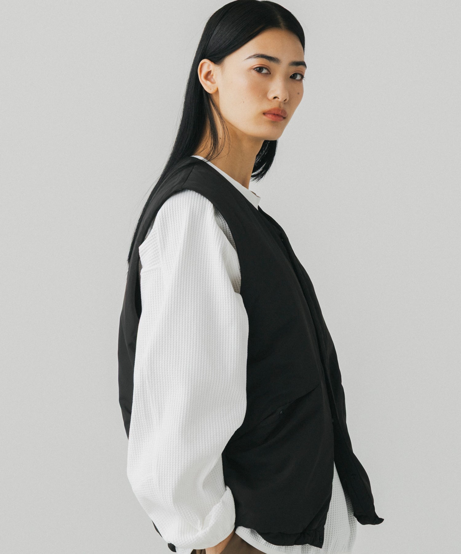 【9月下旬お届け予約商品】PADDED LINER VEST / 中綿入りライナーベスト