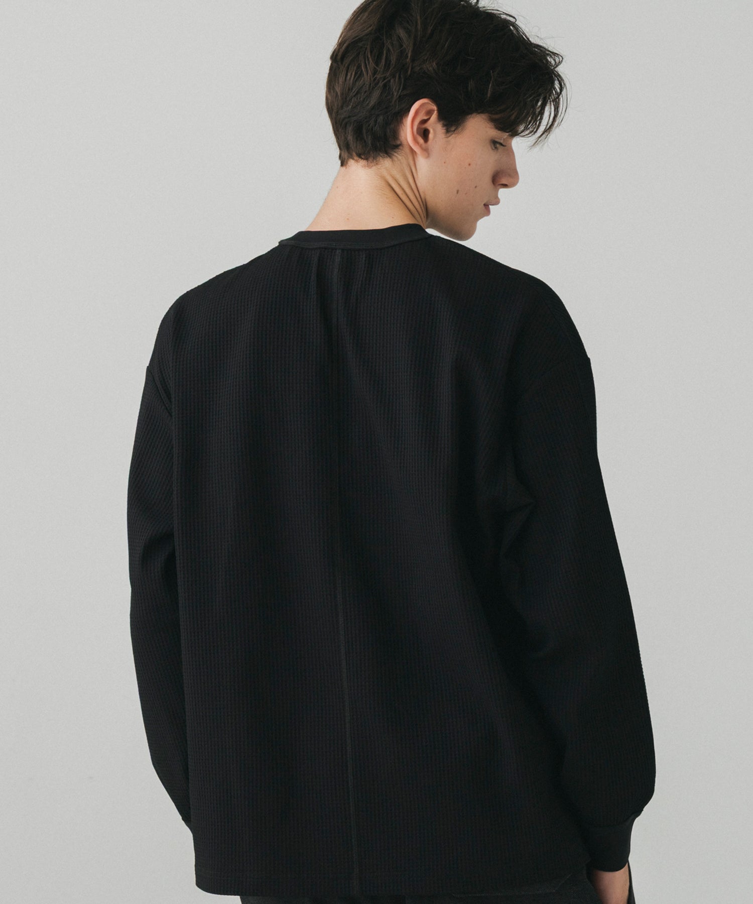 WAFFLE POCKET LONG SLEEVE TEE / ワッフルポケット ロングスリーブTシャツ