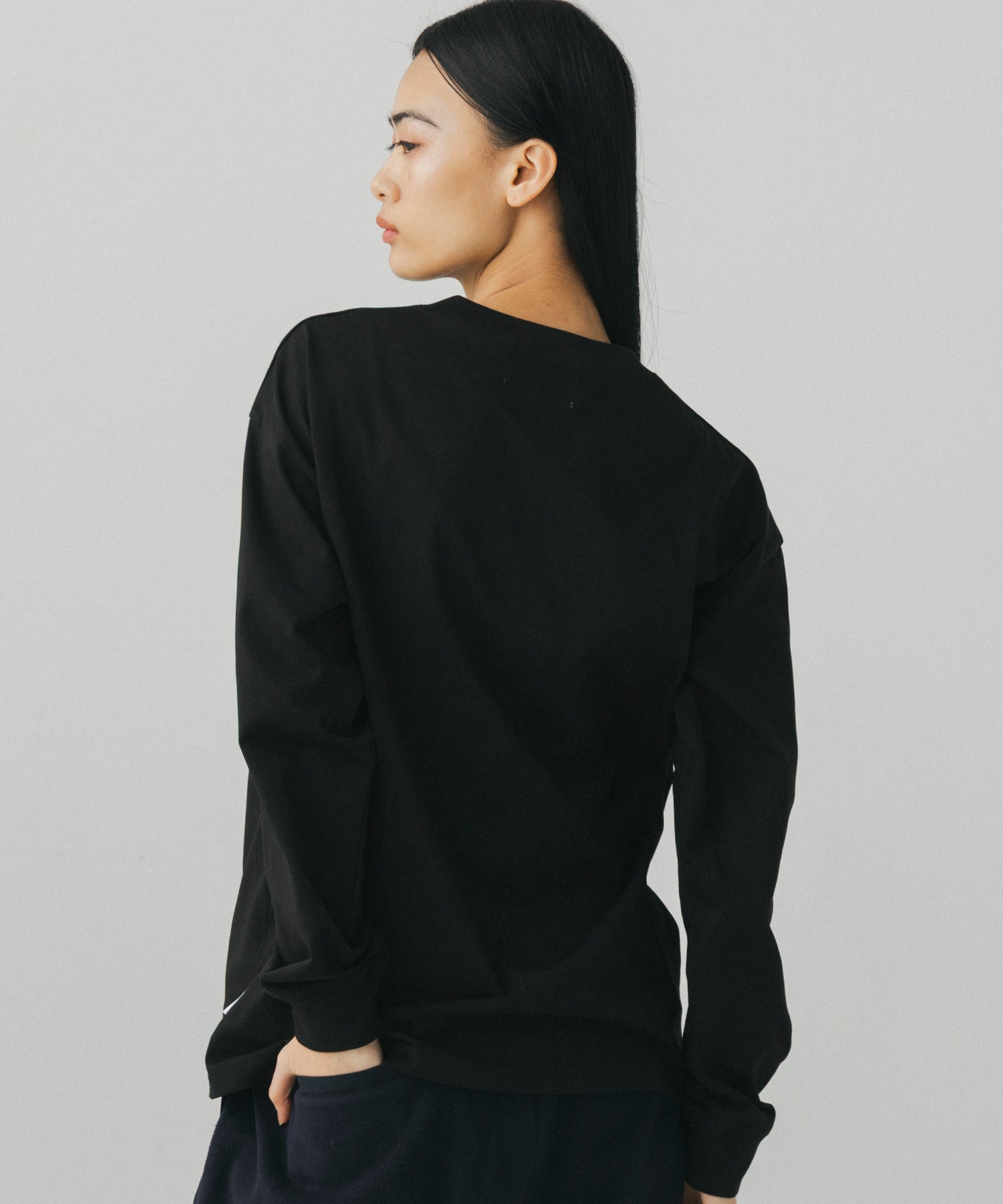 HENLEY NECK SNAP LONG SLEEVE TEE / ヘンリーネック スナップボタン ロングスリーブTシャツ