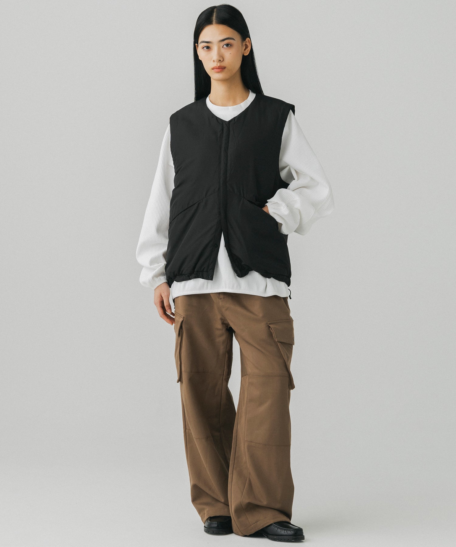 【9月下旬お届け予約商品】PADDED LINER VEST / 中綿入りライナーベスト