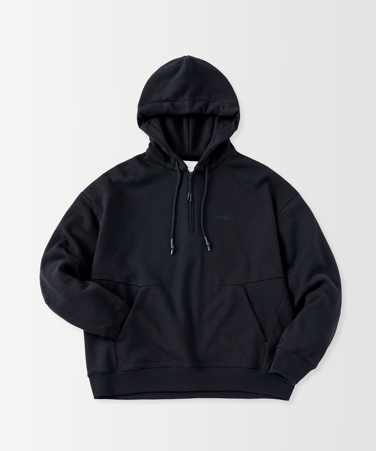 CVC HALF-ZIP SWEAT HOODIE / CVC ハーフジップ スウェットフーディー