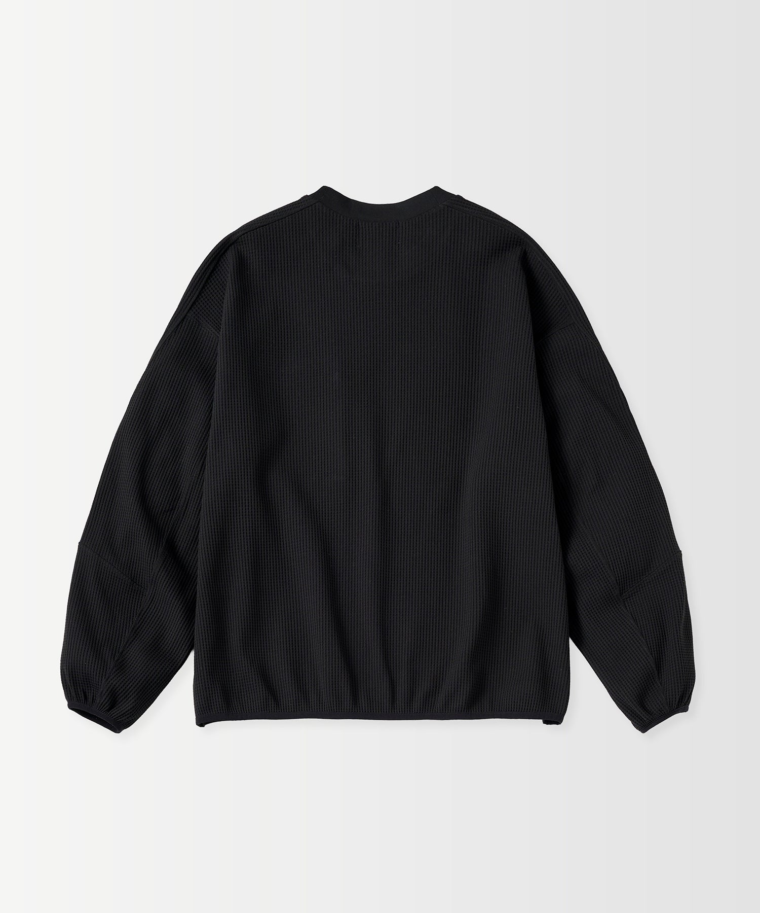 WAFFLE SCULPTED LONG SLEEVE TEE / ワッフルスカルプテッド ロングスリーブTシャツ