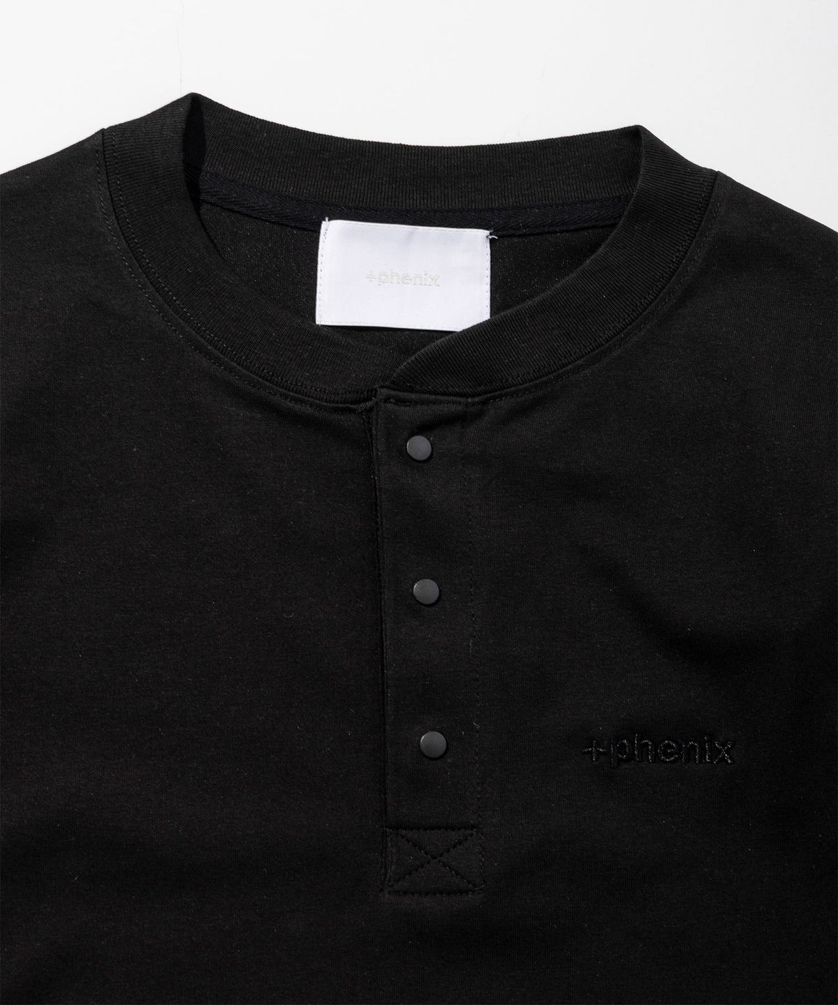 HENLEY NECK SNAP LONG SLEEVE TEE / ヘンリーネック スナップボタン ロングスリーブTシャツ