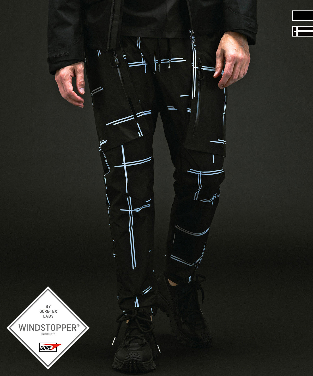 PLUS COLLABORATION SNOW PANTS プラス コラボレーション スノー パンツ WINDSTOPPER プロダクト by GORE-TEX LABS /ウィンドストッパー/ゴアテックス