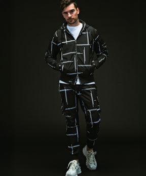 PLUS COLLABO. LUXURIOUS ZIP BIKER HOODIE プラス コラボ ラグジュアリー ジップ バイカー フーディー WINDSTOPPER プロダクト by GORE-TEX LABS /ウィンドストッパー/ゴアテックス