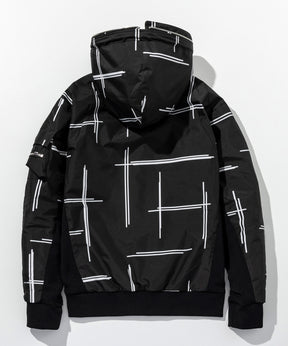 PLUS COLLABO. LUXURIOUS ZIP BIKER HOODIE プラス コラボ ラグジュアリー ジップ バイカー フーディー WINDSTOPPER プロダクト by GORE-TEX LABS /ウィンドストッパー/ゴアテックス