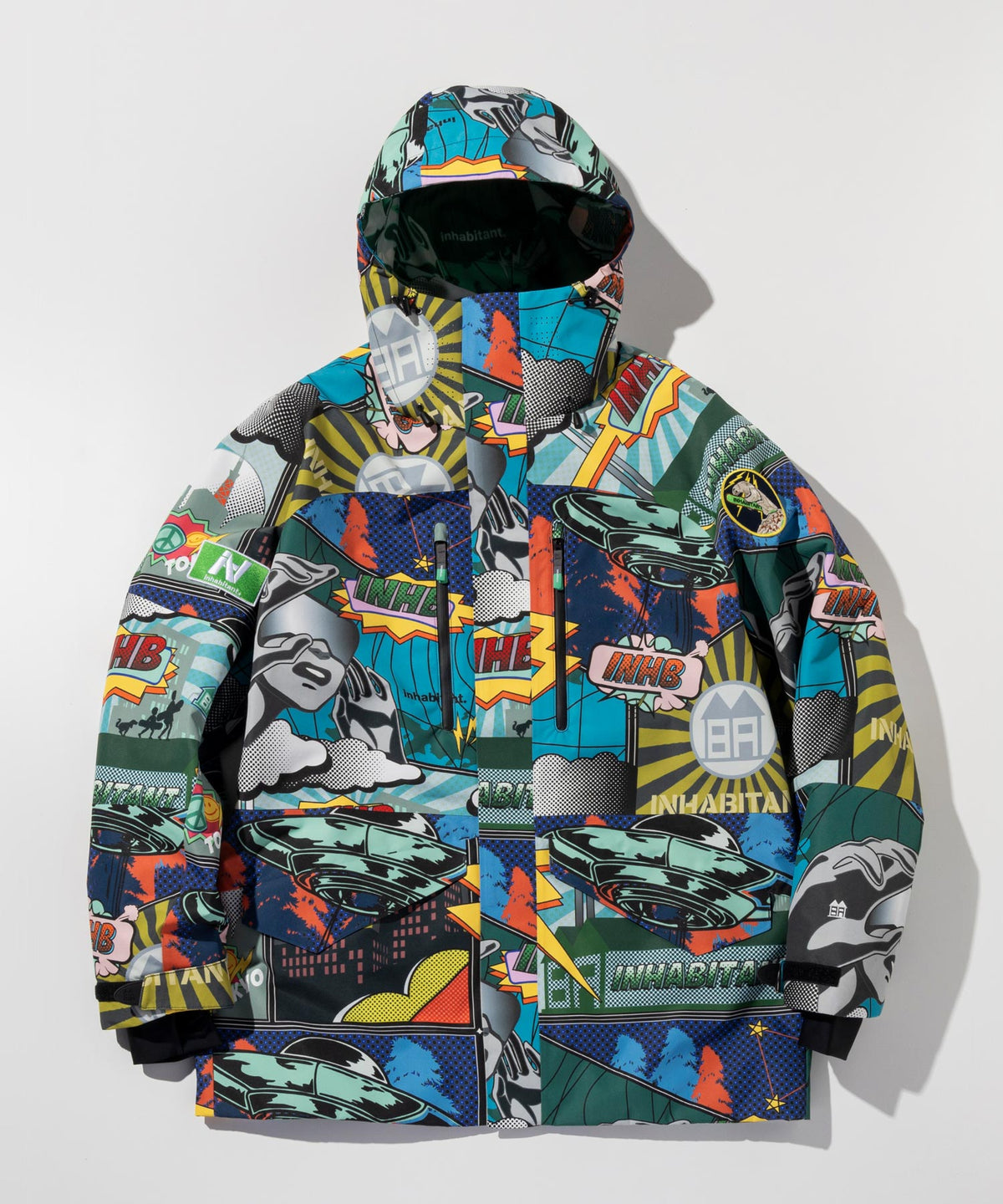 【11月中旬お届け予約商品】【MENS】INH FULL-ZIP SNOW JACKET INHフルジップスノージャケット /inhabitant(インハビタント)