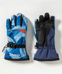 【KIDS/JUNIOR】Triangular Panel Junior Gloves トライアングラーパネルジュニアグローブ / JUNIOR ACC / 子供用 スノーグローブ / phenixスキーウェア 24AW