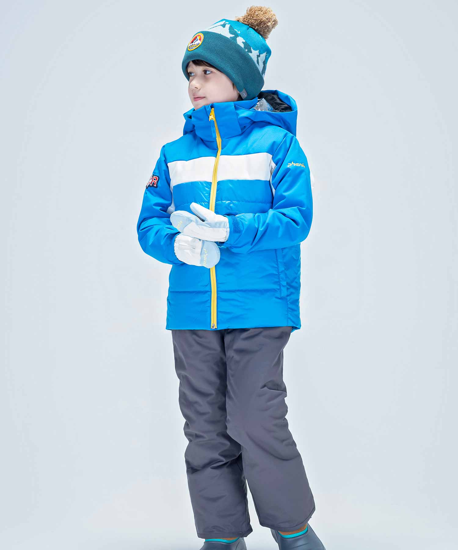 KIDS/JUNIOR】子供用スキーウェア アウター上下セット ツーピース 
