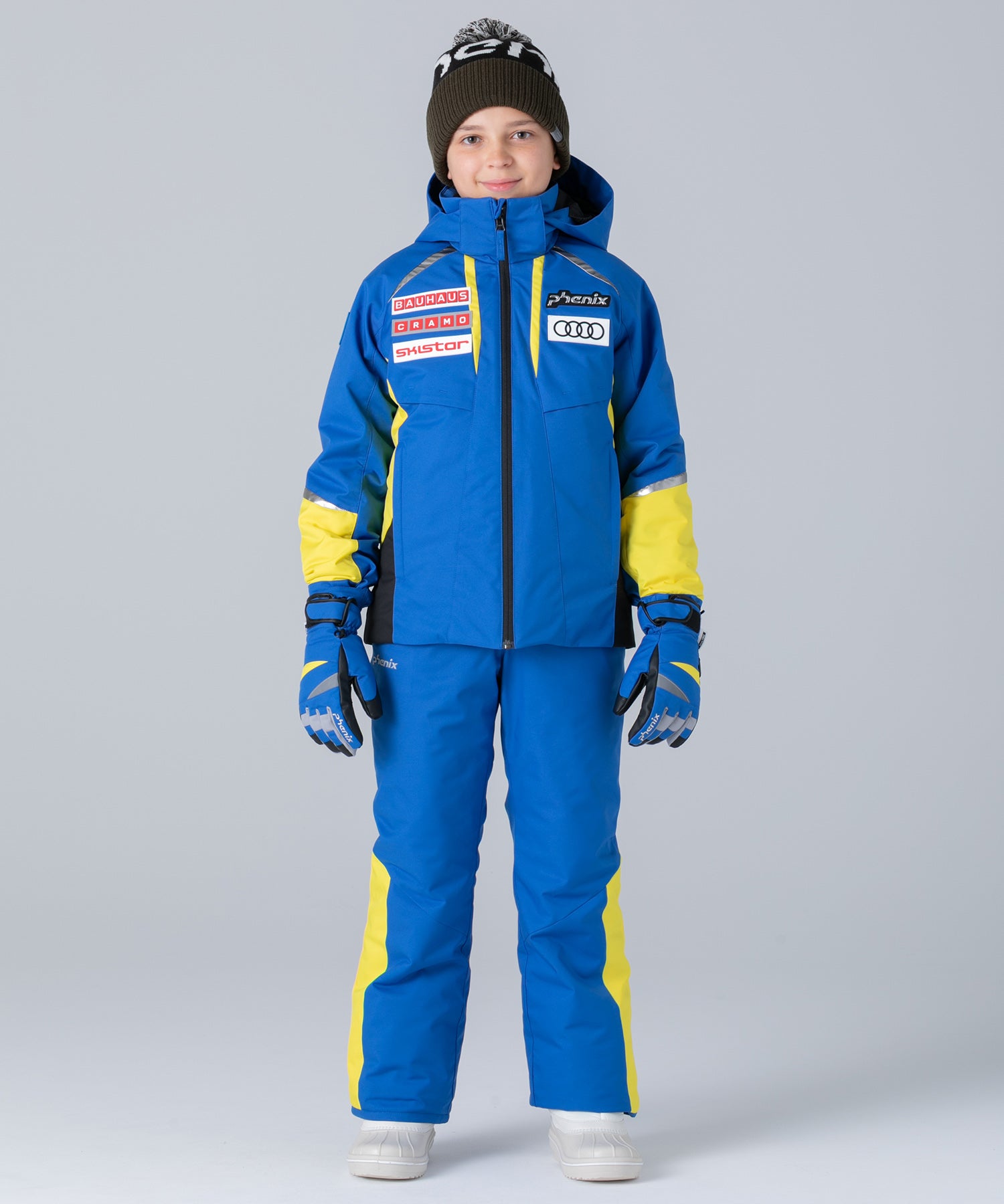【KIDS/JUNIOR】Sweden Junior Two-piece スウェーデンジュニアツーピース / SWEDEN / 最大20cmサイズ調整可能 /phenixスキーウェア 25AW