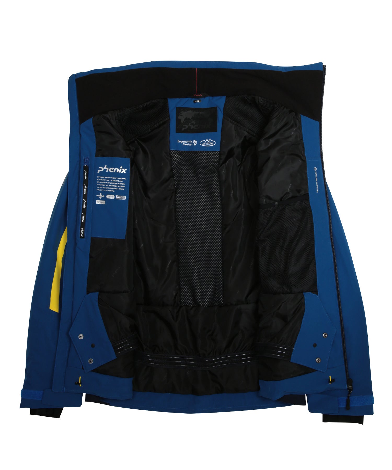 【MENS】Accent Lined Jacket アクセントラインジャケット / ADVANCE-ACTIVE /phenixスキーウェア 25AW