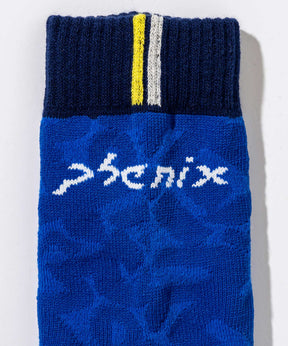 【KIDS/JUNIOR】Tonal Monogram Logo Ski Socks  トーナルモノグラムロゴスキーソックス /phenixスキーウェア 25AW
