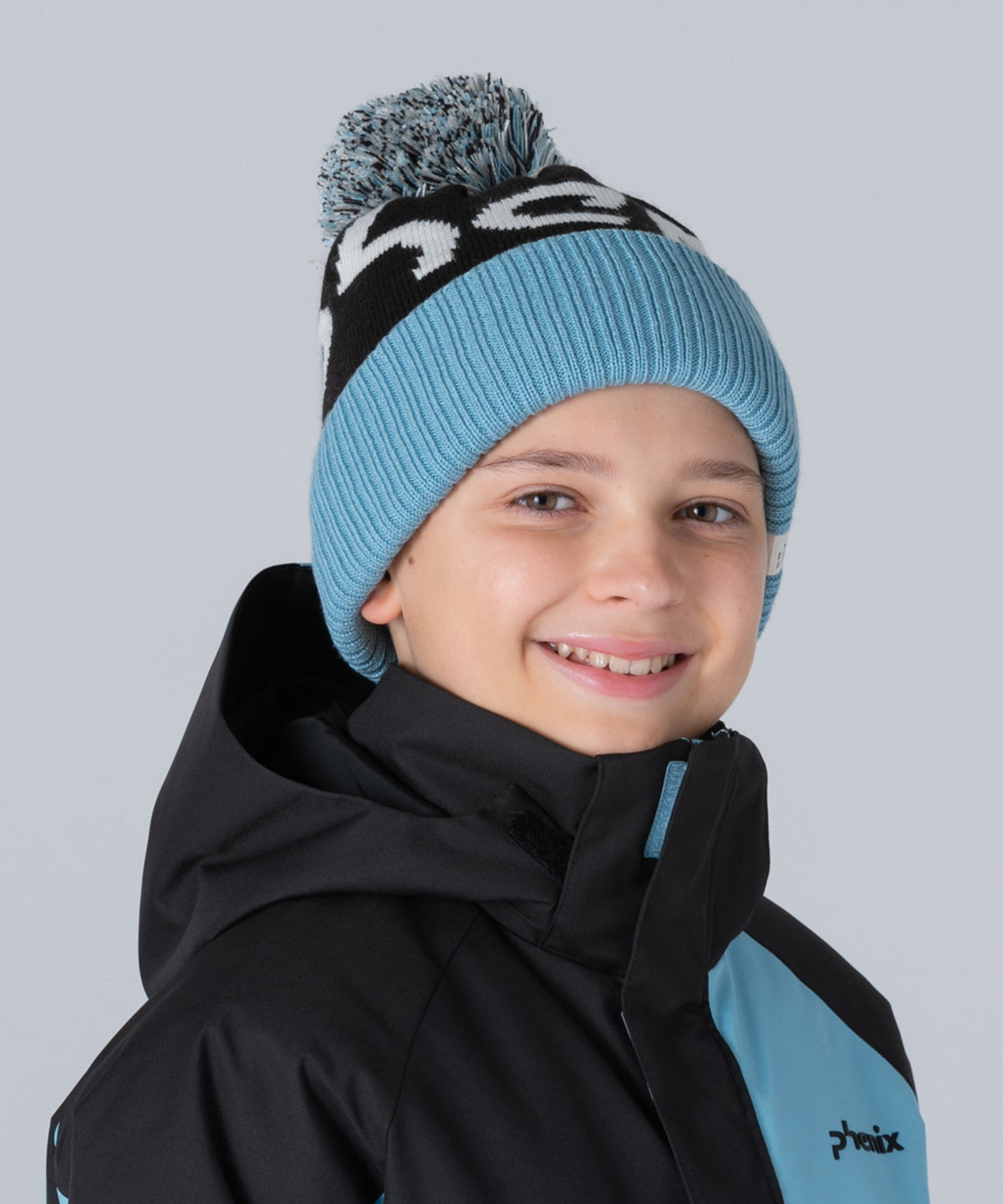 【KIDS/JUNIOR】Phenix Big Logo Junior Knit Hat  フェニックスビッグロゴニットハット /phenixスキーウェア 25AW