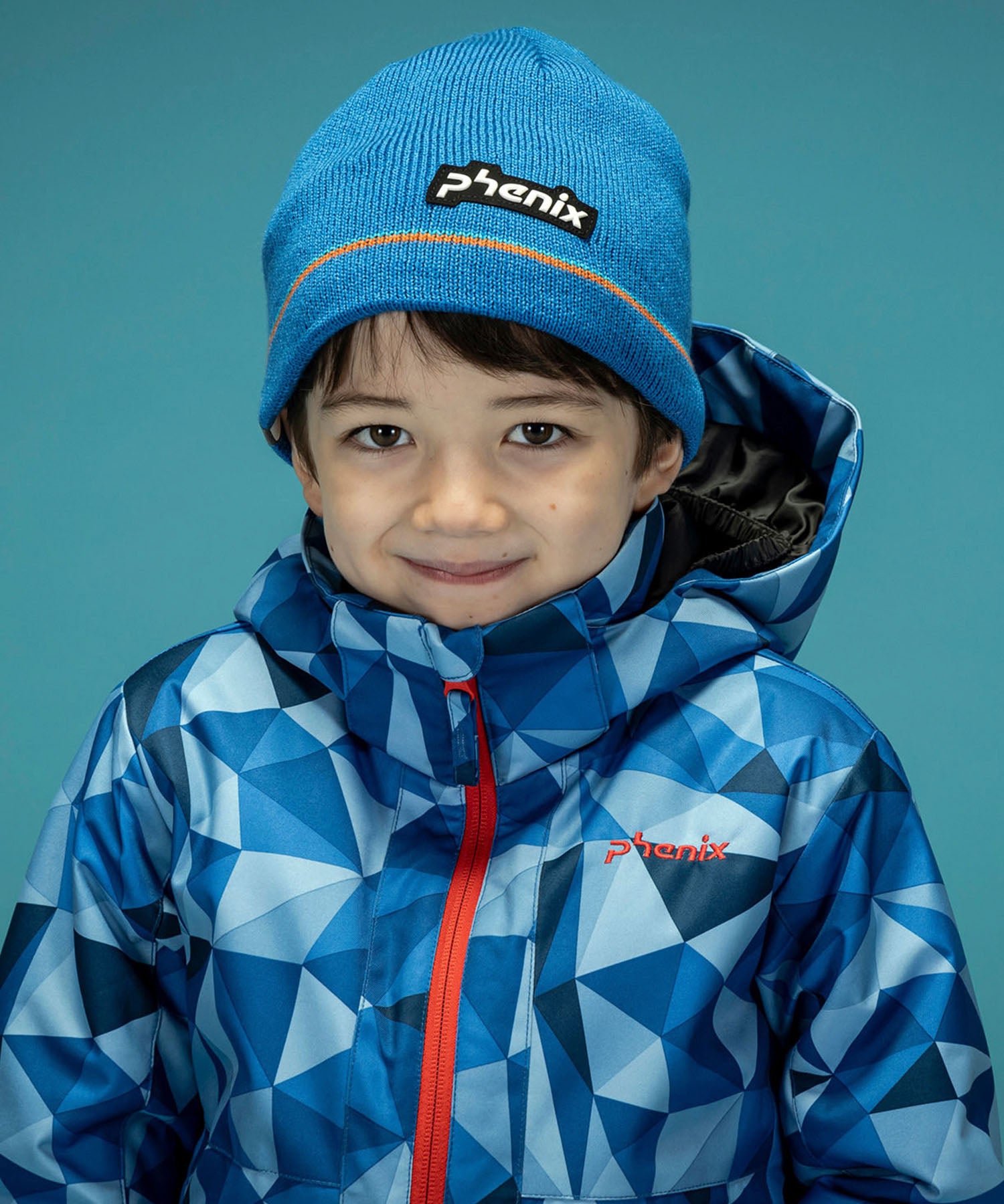 【KIDS/JUNIOR】Double Line Junior Beanie ダブルラインジュニアニットハット / JUNIOR ACC / 子供用 ニットキャップ / phenixスキーウェア 24AW