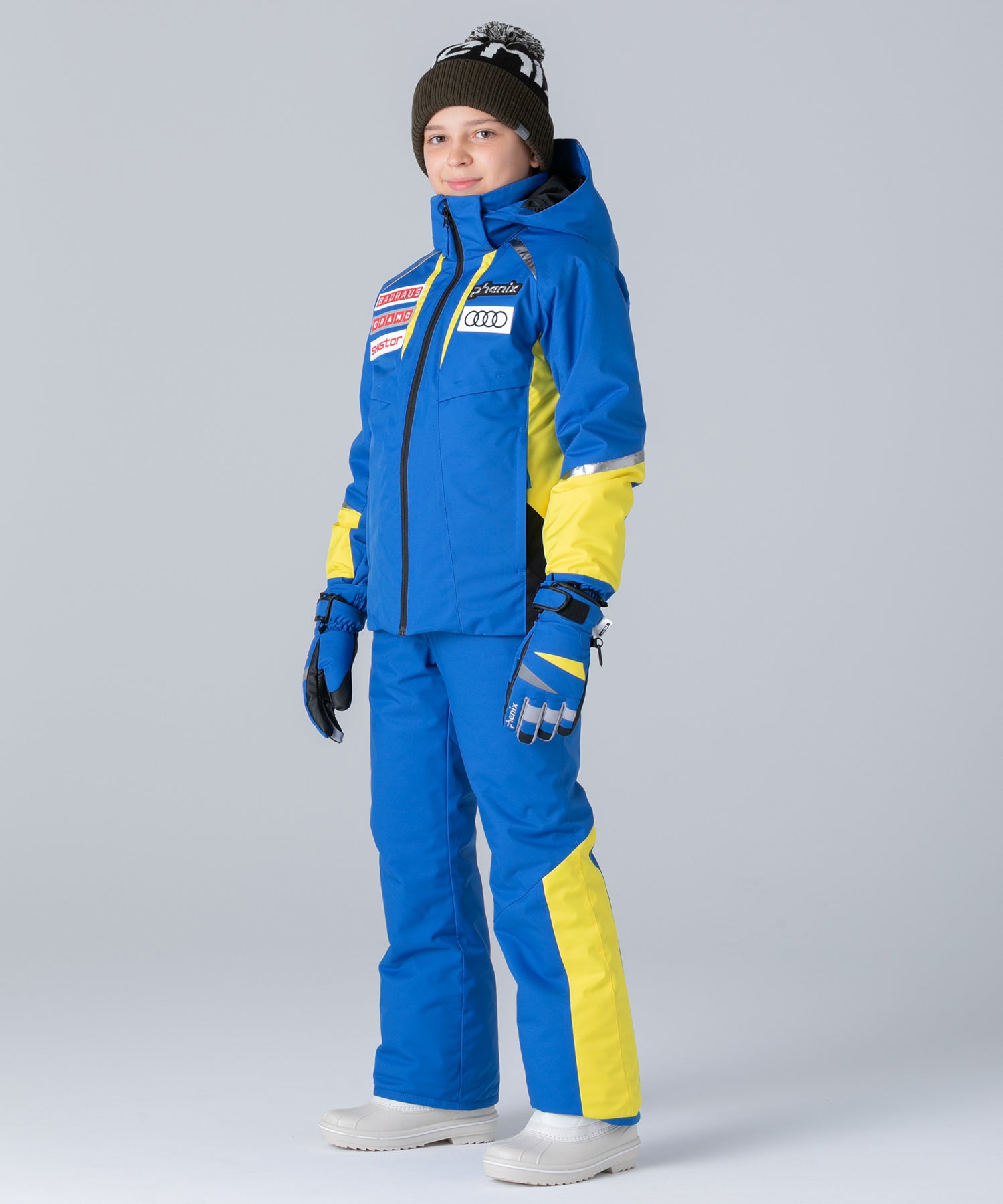 【KIDS/JUNIOR】Sweden Junior Two-piece スウェーデンジュニアツーピース / SWEDEN / 最大20cmサイズ調整可能 /phenixスキーウェア 25AW