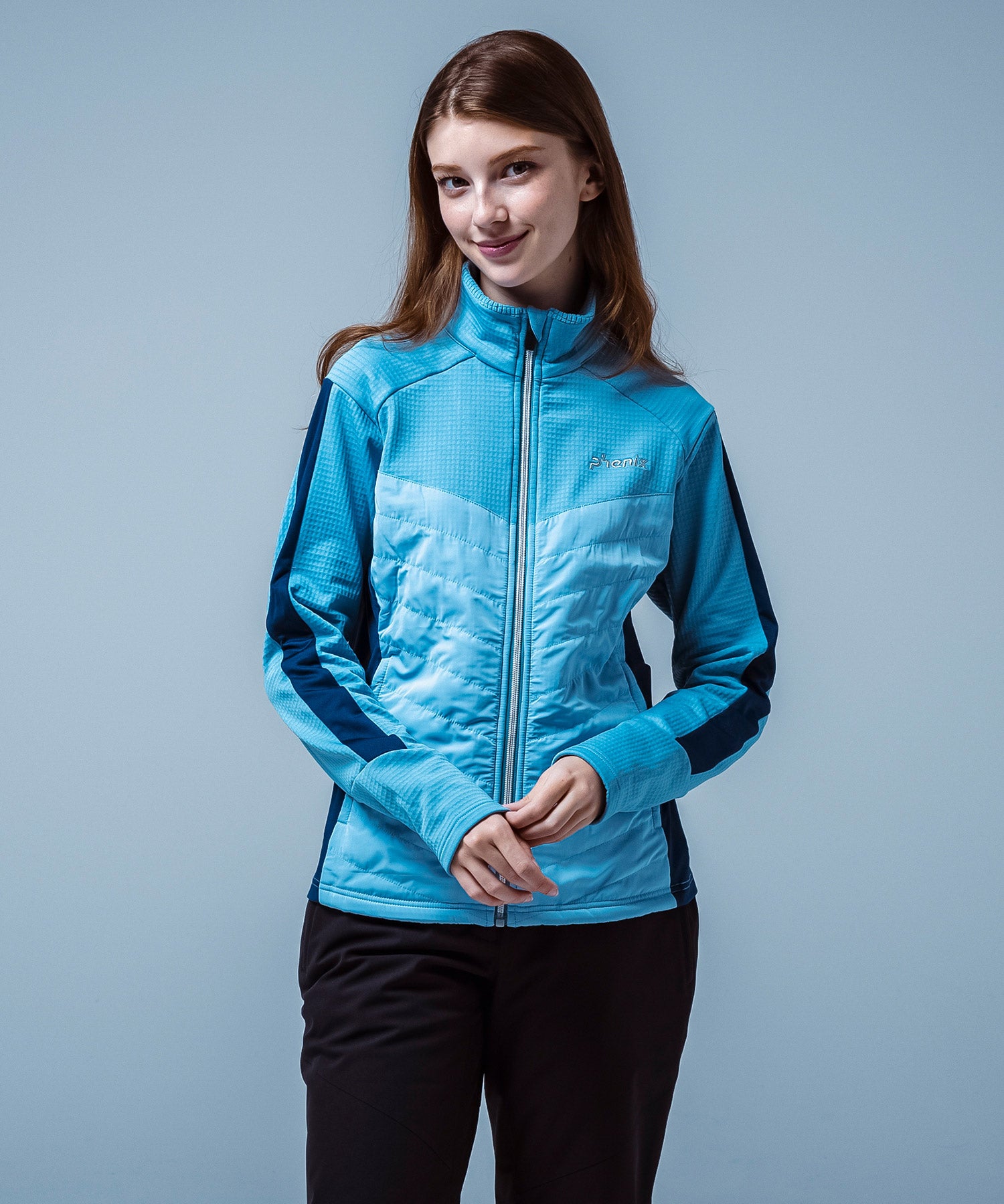 【WOMENS】Side Panel Full Zip Fleece サイドパネルジップフリース /phenixスキーウェア 25AW