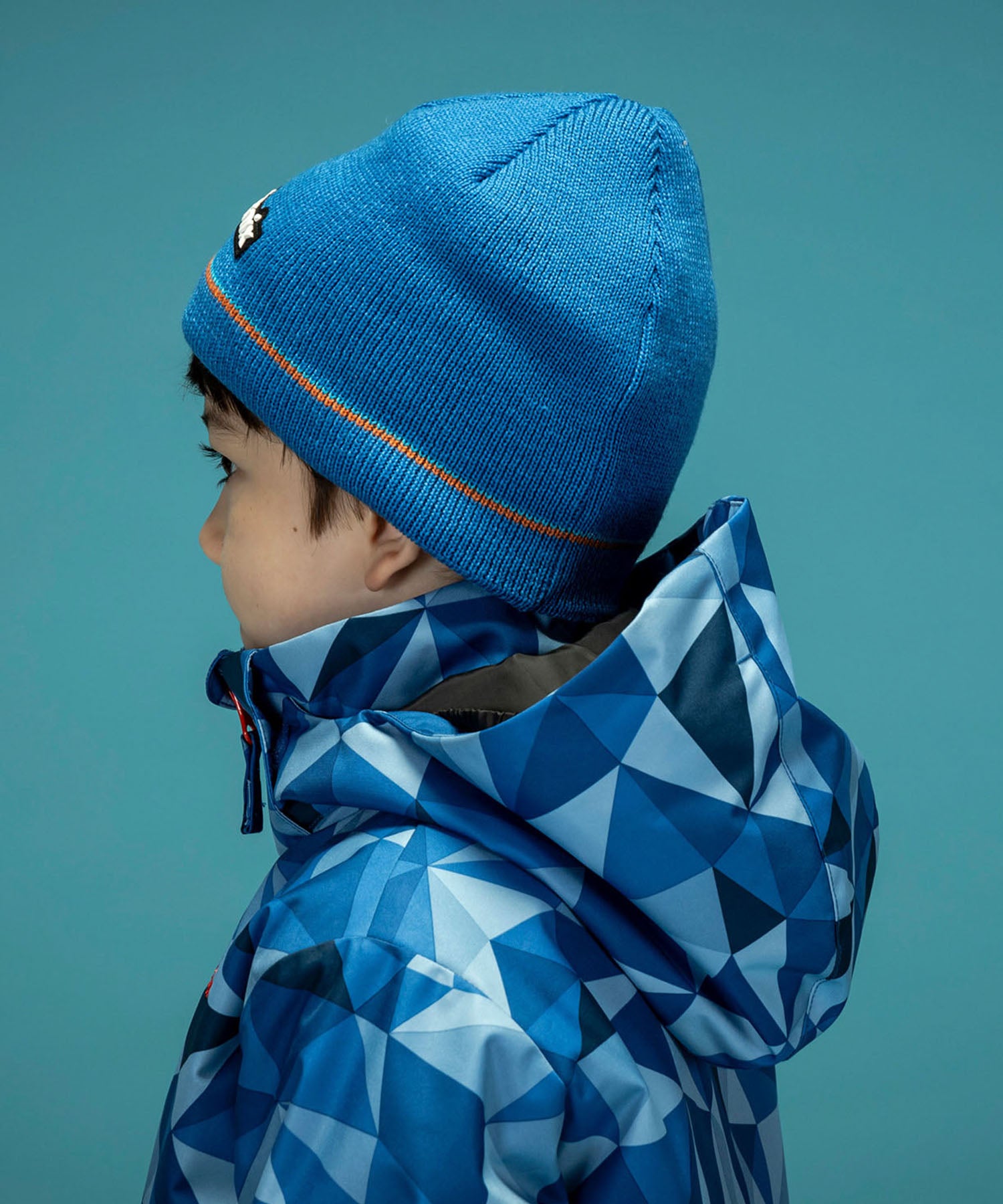 【KIDS/JUNIOR】Double Line Junior Beanie ダブルラインジュニアニットハット / JUNIOR ACC / 子供用 ニットキャップ / phenixスキーウェア 24AW