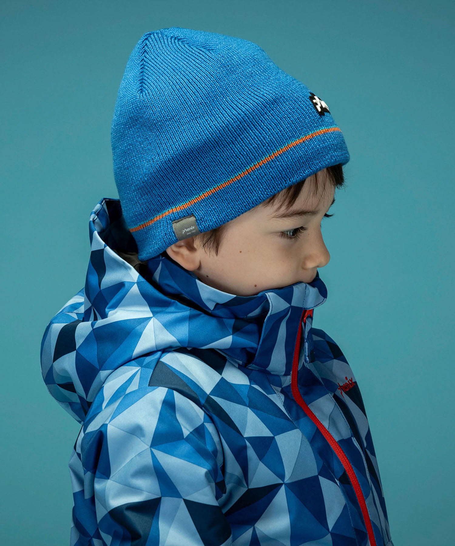 【KIDS/JUNIOR】Double Line Junior Beanie ダブルラインジュニアニットハット / JUNIOR ACC / 子供用 ニットキャップ / phenixスキーウェア 24AW