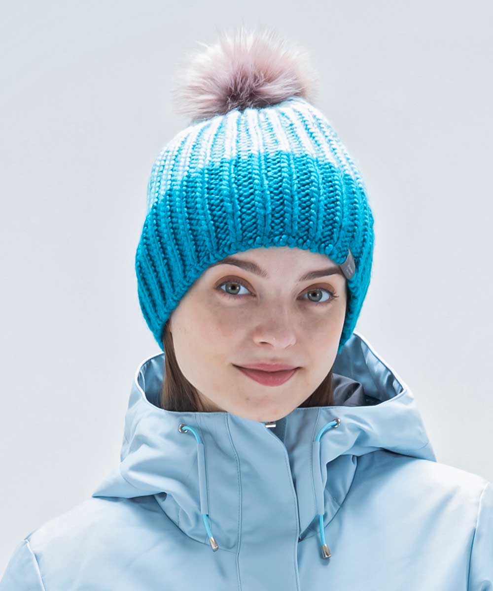 WOMENS】スキーウェア ニットキャップ Transcends Shade Knit Hat 