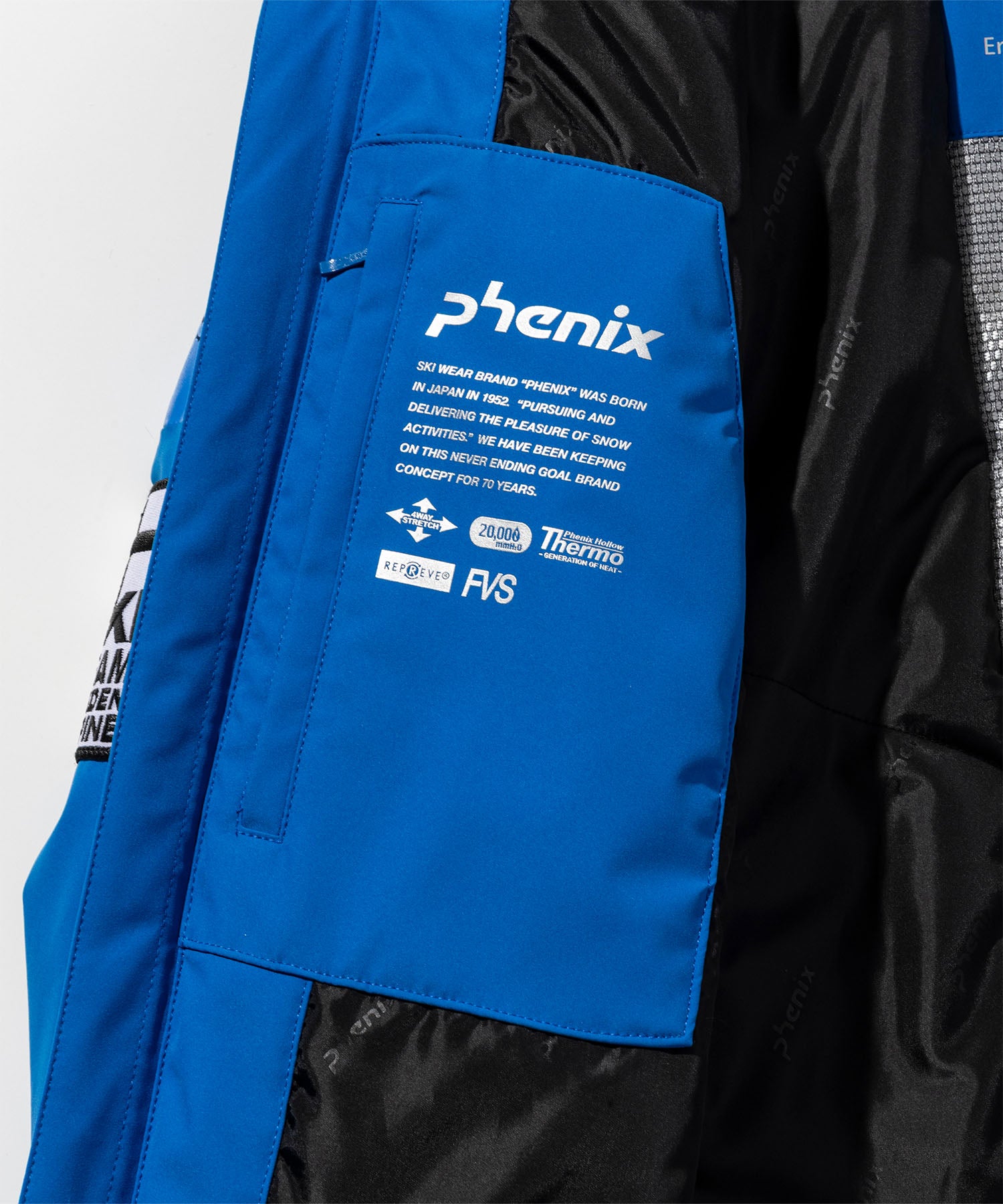 Sweden Monotone Logo Ski Jacket