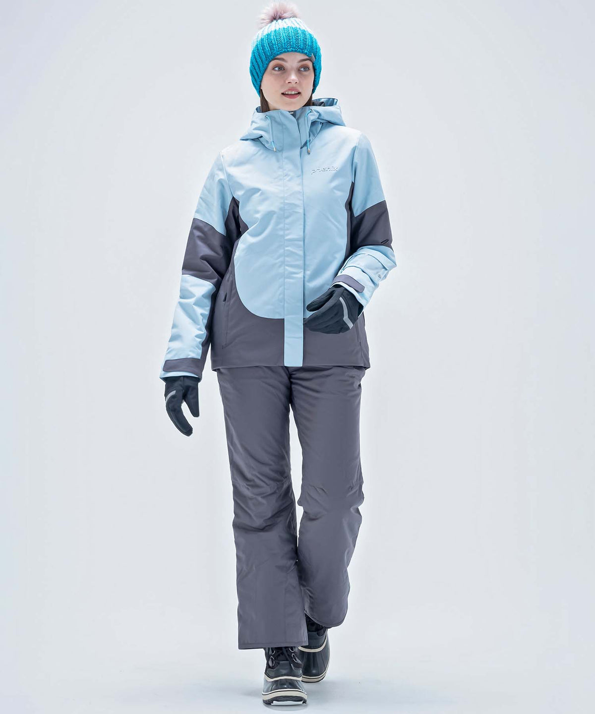【WOMENS】Curving Panel Ws Two-piece スキーウェア アウター ジャケットとパンツの上下セット ツーピース / JAPAN /phenixスキーウェア23AW新作