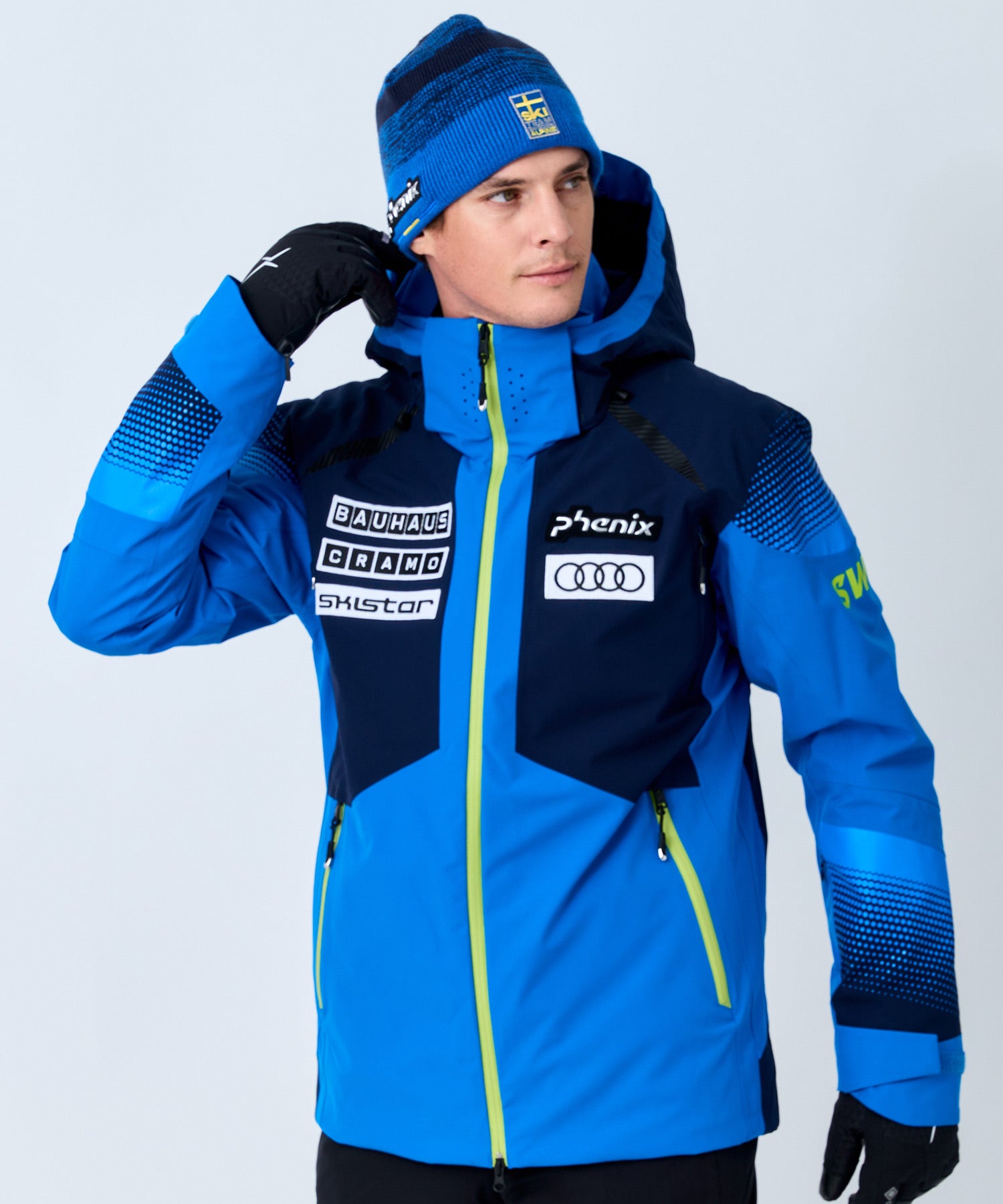 Sweden Monotone Logo Ski Jacket