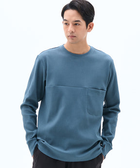 DRY WAFFLE CREW NECK / ドライワッフルクルーネック