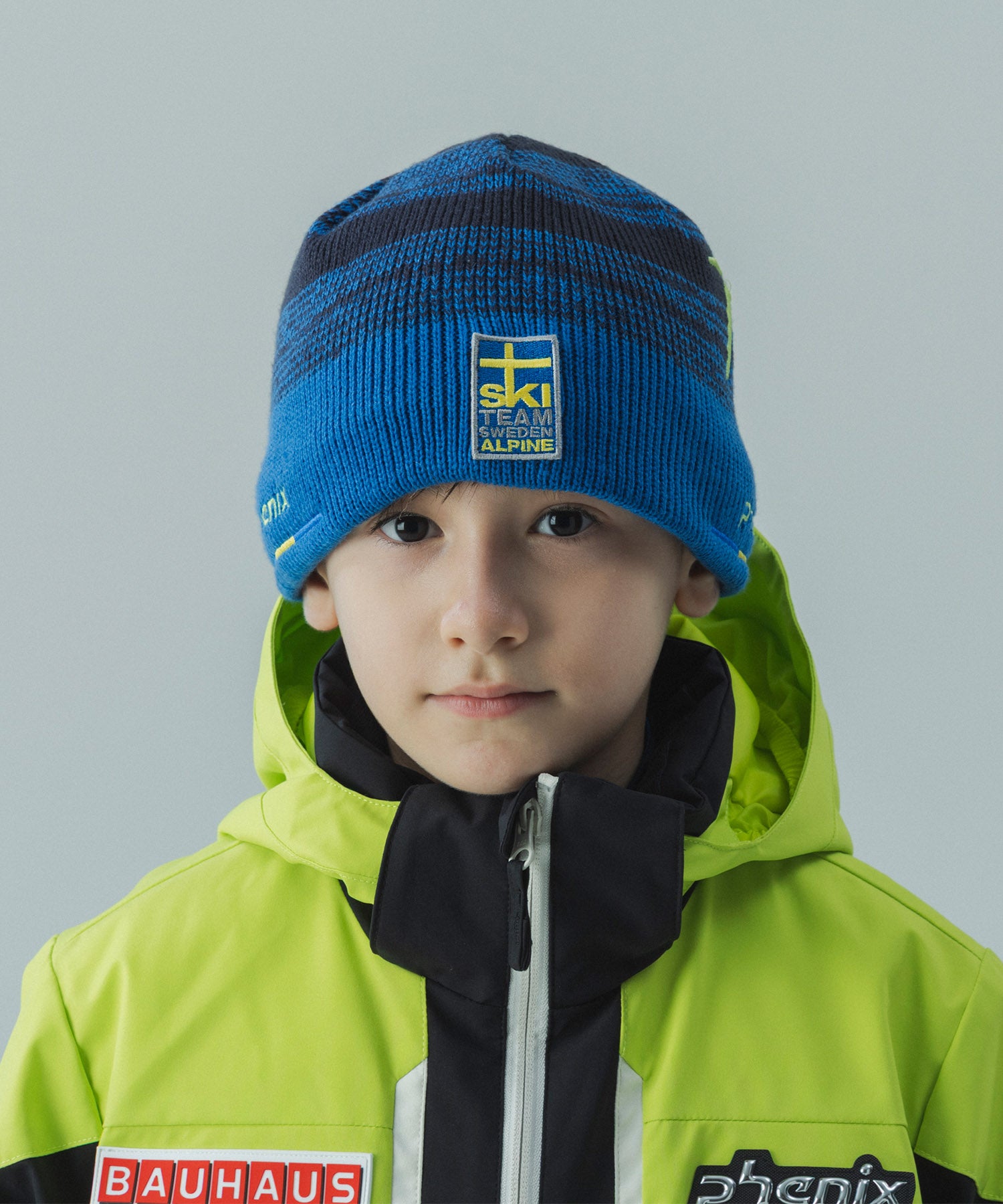 【KIDS/JUNIOR】Sweden Junior Knit Cap / Sweden Junior Knit Cap / Snow Rush Junior Two-Piece / phenix Ski Wear 26AW