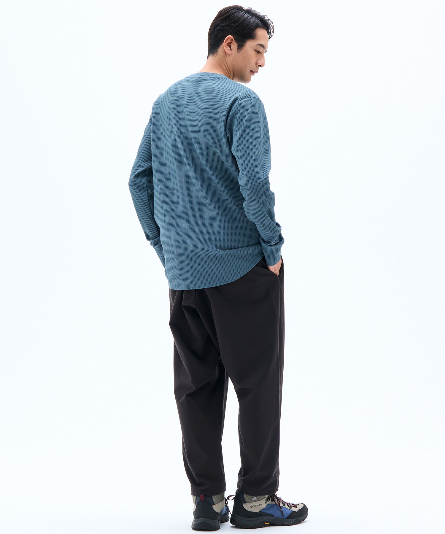 DRY WAFFLE CREW NECK / ドライワッフルクルーネック