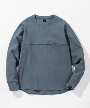 DRY WAFFLE CREW NECK / ドライワッフルクルーネック