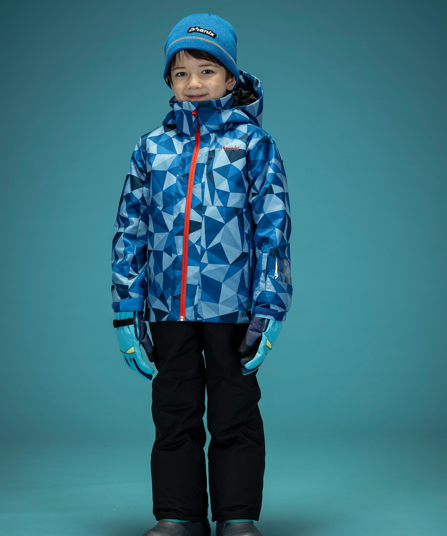 【KIDS/JUNIOR】Playing in Snow Junior Two-piece プレーイングインザスノージュニアツーピース / JUNIOR / 子供用スキーウェア アウター上下セット /phenixスキーウェア 24AW