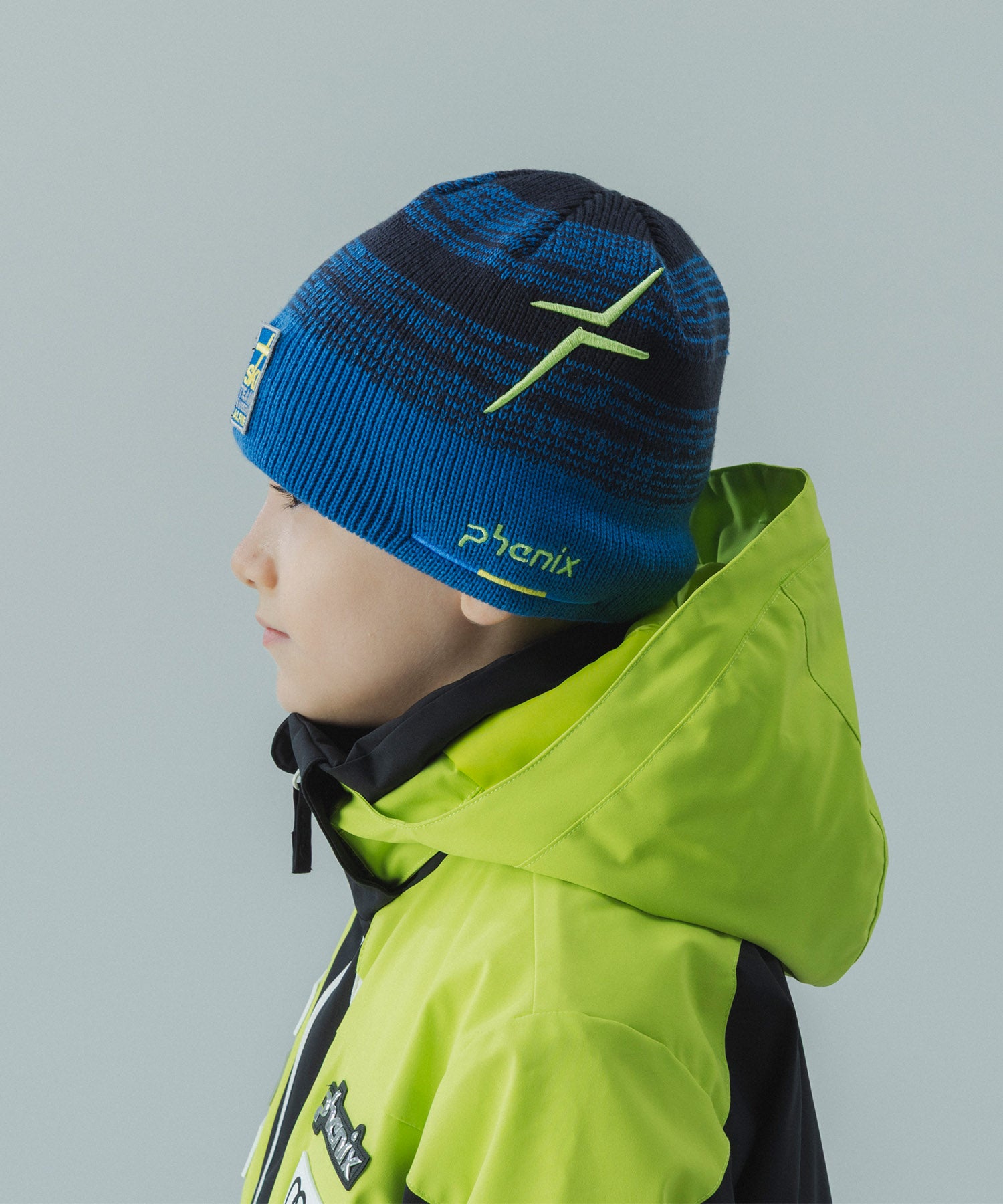 【KIDS/JUNIOR】Sweden Junior Knit Cap / Sweden Junior Knit Cap / Snow Rush Junior Two-Piece / phenix Ski Wear 26AW
