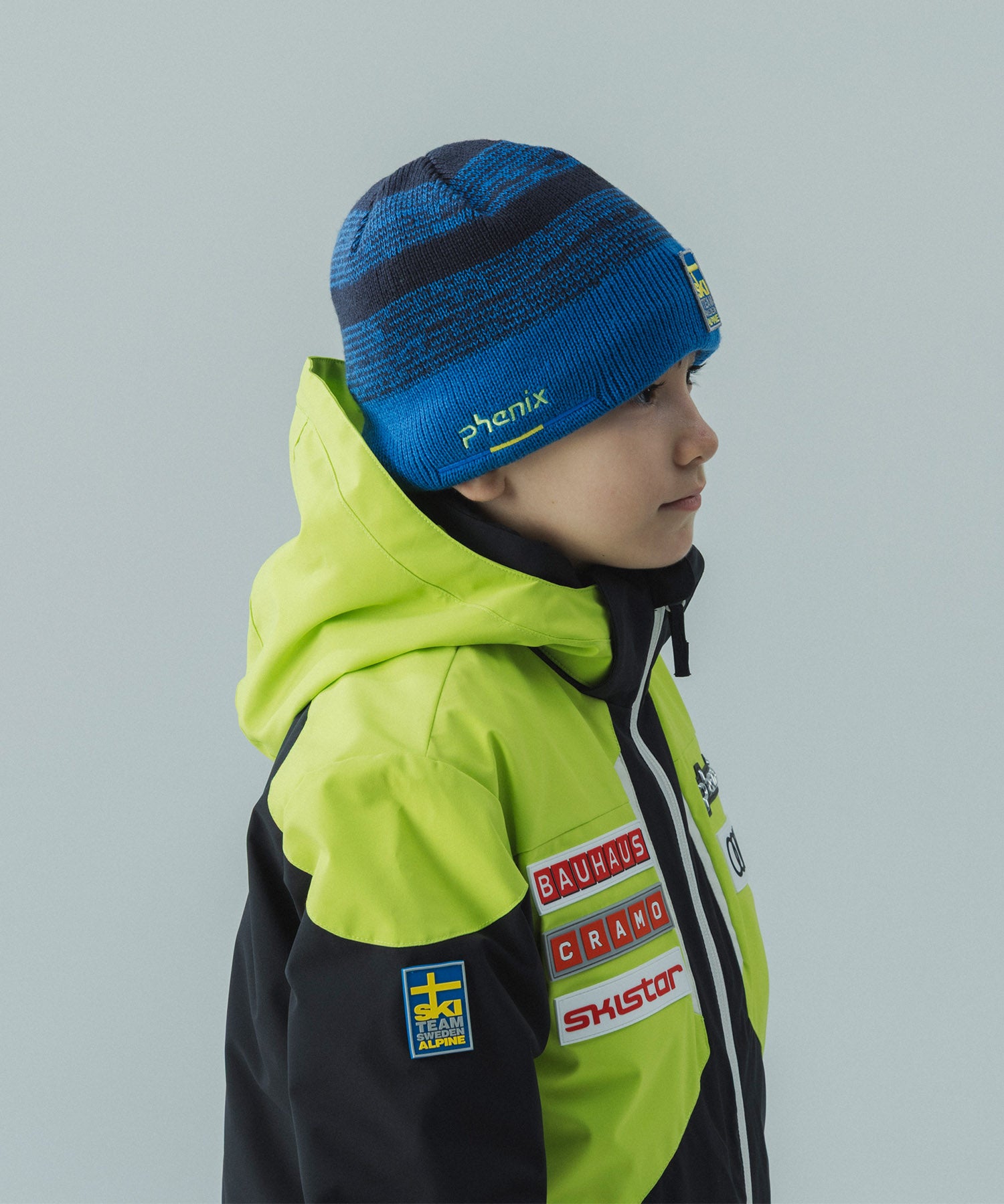【KIDS/JUNIOR】Sweden Junior Knit Cap / Sweden Junior Knit Cap / Snow Rush Junior Two-Piece / phenix Ski Wear 26AW