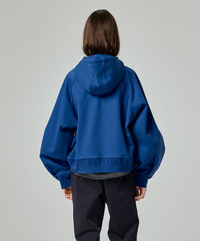 AERO STILL BALLOON SLEEVE SHORT HOODIE