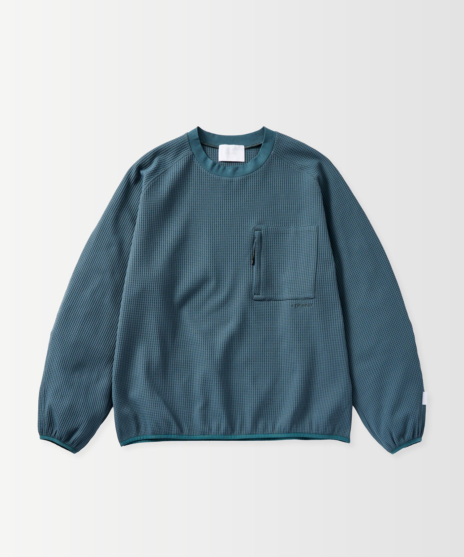 WAFFLE SCULPTED LONG SLEEVE TEE / ワッフルスカルプテッド ロングスリーブTシャツ