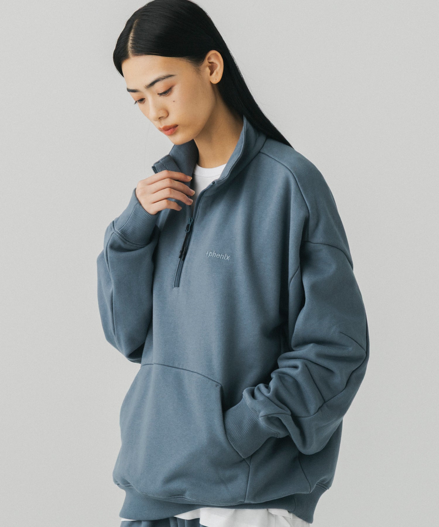 CVC HALF-ZIP SWEATSHIRT / CVC ハーフジップスウェットシャツ