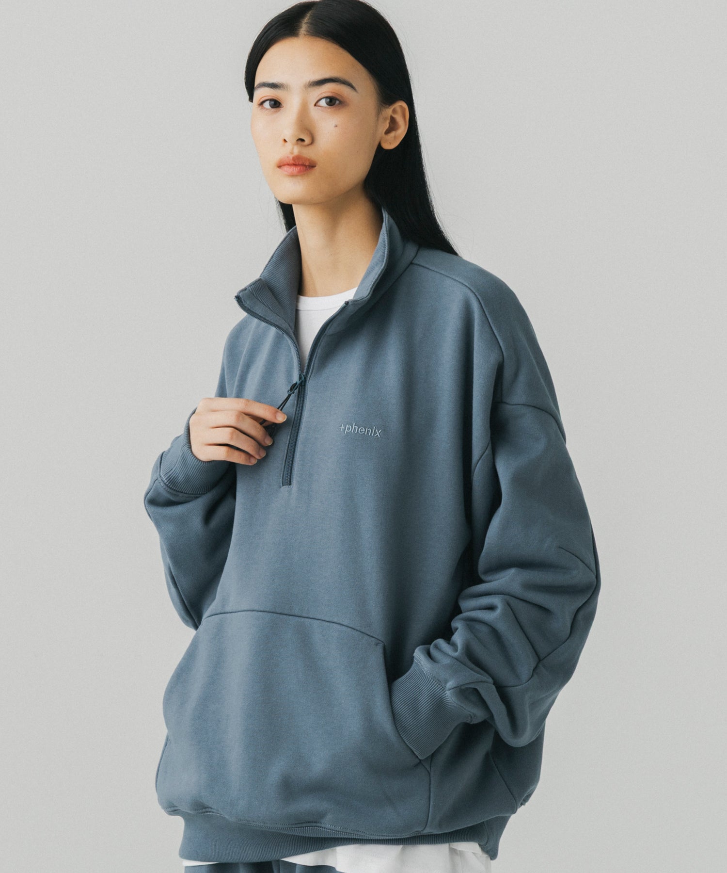 CVC HALF-ZIP SWEATSHIRT / CVC ハーフジップスウェットシャツ
